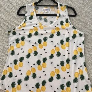 Pineapple Lularoe tank top 3xl
